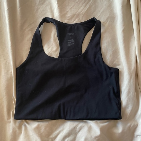 (SOLD) Girlfriend Collective Paloma Bra in Black, size M - Picture 4 of 8